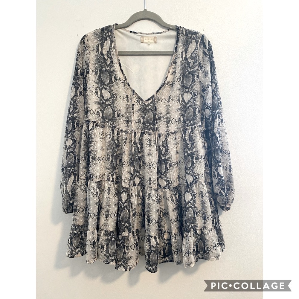 Animal Print Tunic